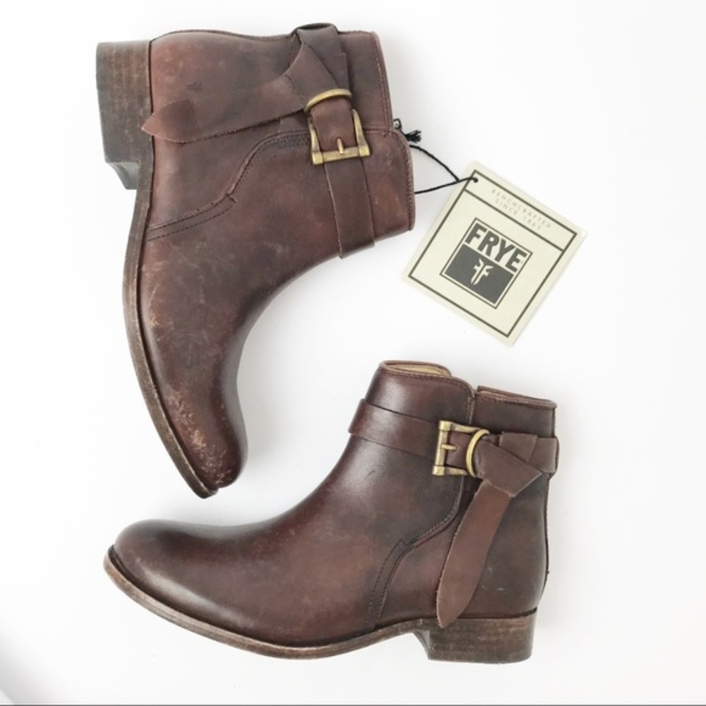 FRYE | NEW! Melissa Knotted Short Polished Booties
